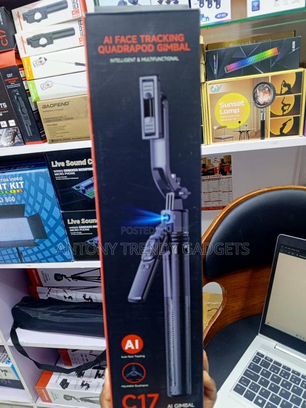 C17 Auto Tracking Phone Stand for YouTube Content Creation