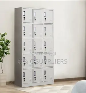 15-Locker Staff Room Storage Cabinet.