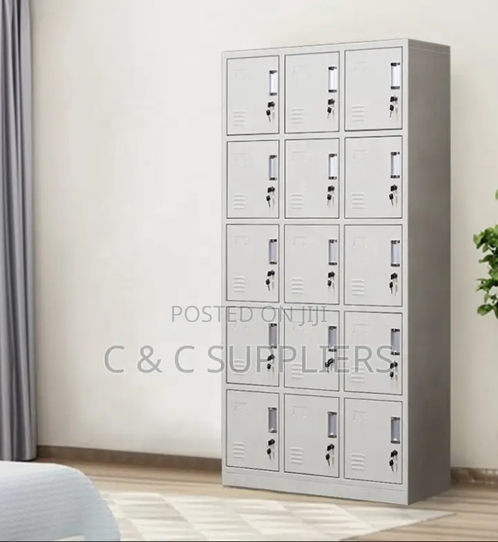 15-Locker Staff Room Storage Cabinet.