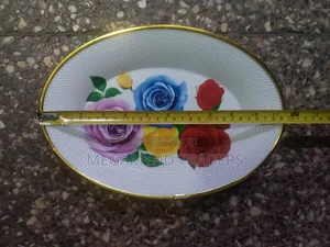 6pc Plastic Oval Plate / Platter Tray