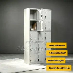 15-Locker Staff Room Storage Cabinet.