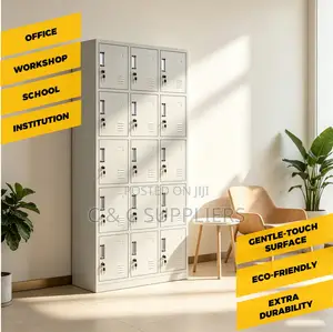 15-Locker Staff Room Storage Cabinet.