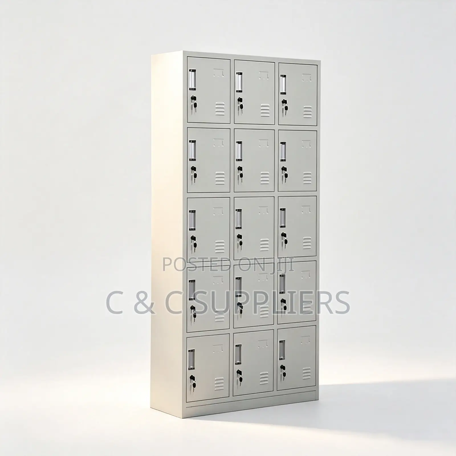 15-Locker Staff Room Storage Cabinet.