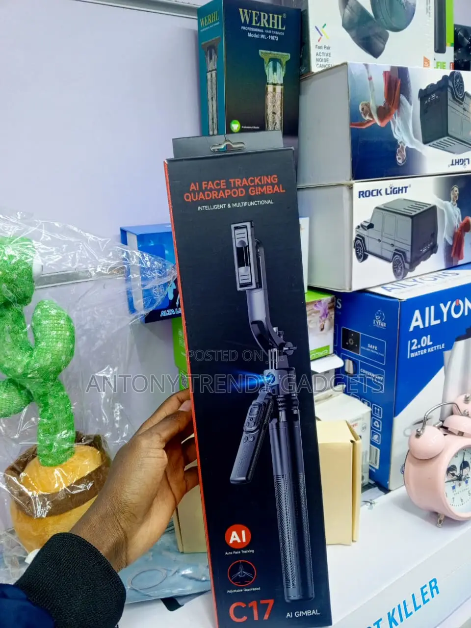 C17 Intelligent Auto Tracking Tripod for TikTok YouTube