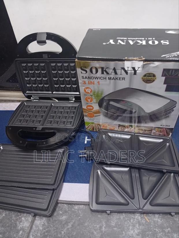 Sokany Sandwich Maker 3 in 1 - thumbnail 2