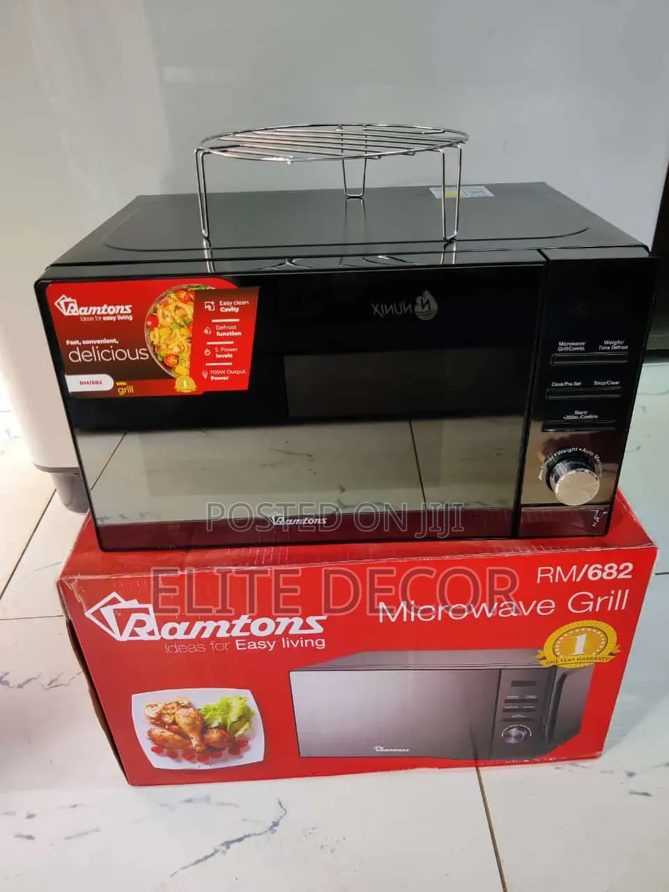 Ramtons RM/682 20 Litres Digital Microwave Oven With Grill –