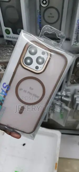 iPhone 16 Pro Max, Featuring Metallic Gold or Brown Accents Case