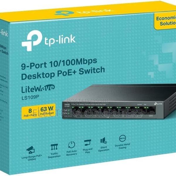 TP-Link LS109P 9-Port 10/100Mbps Desktop Switch