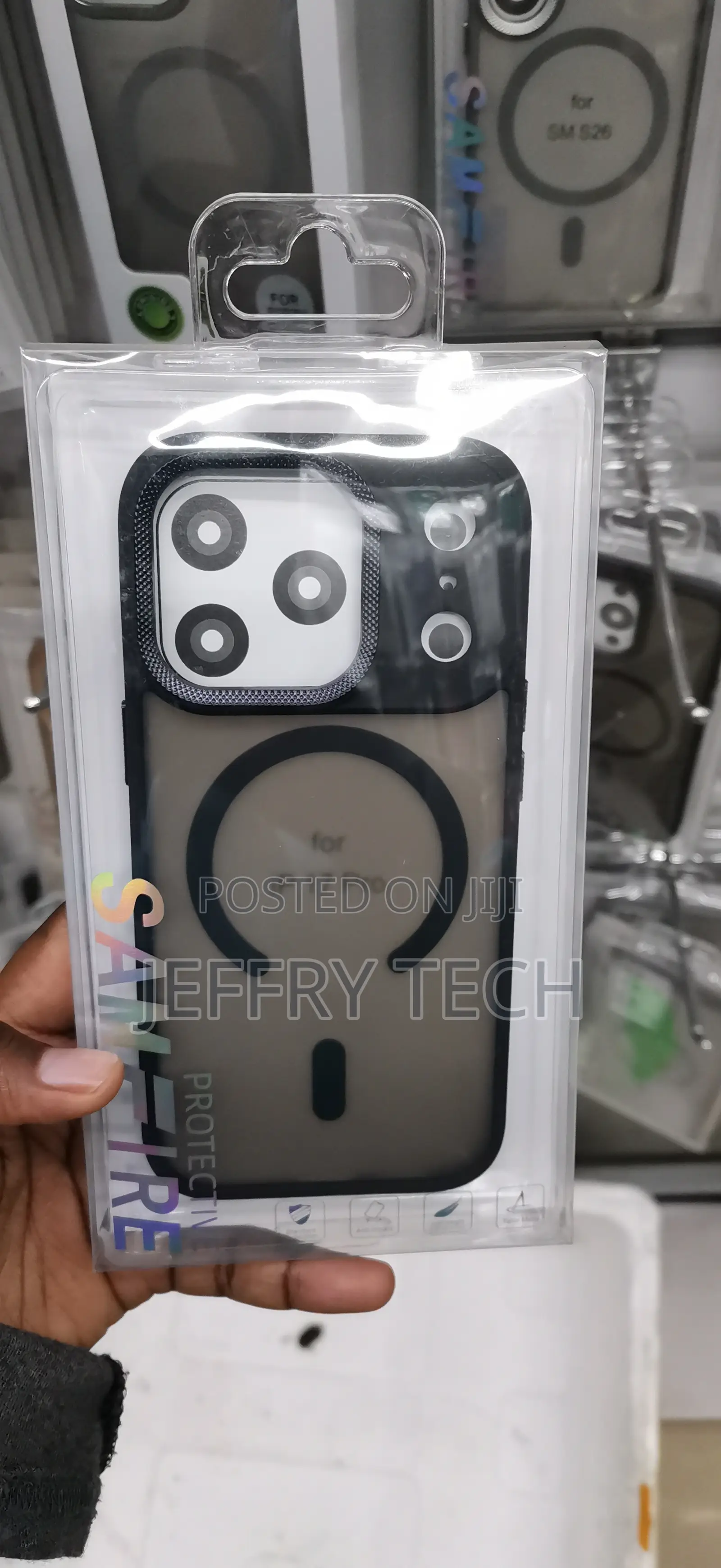 iPhone 17 Pro Semi-Transparent Frosted Matte Back Casing