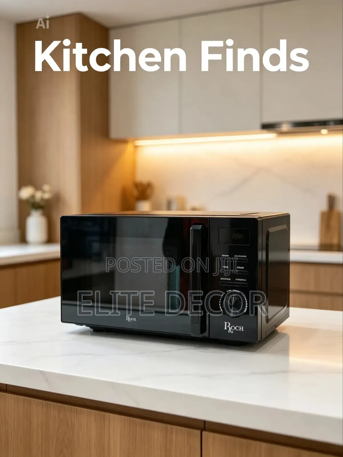 Roch 20 Litres Digital Microwave Oven – Glass Door, LED Display