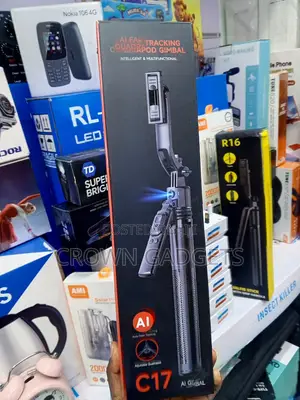 C17 360° Face Tracking Stand With Gesture Control