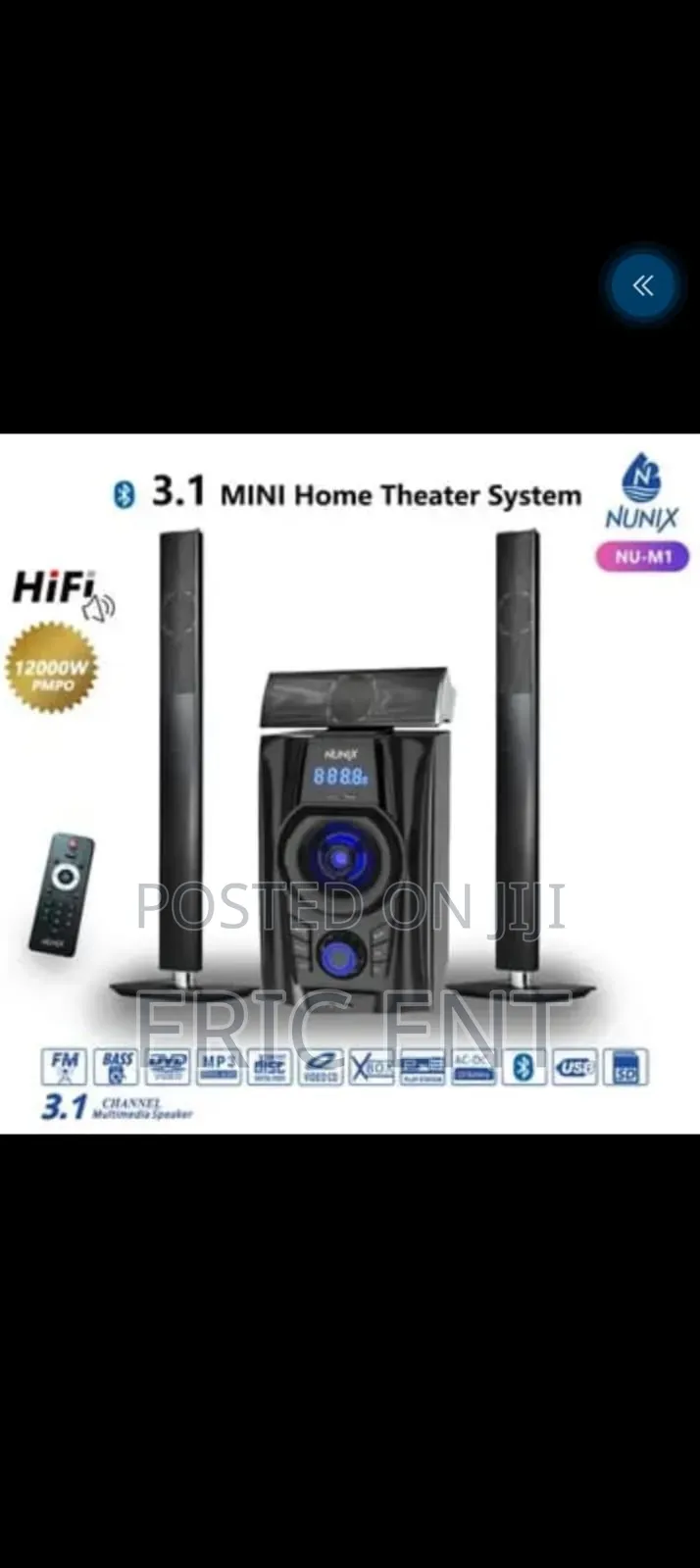Nunix 3.1 Mini Home Theatre System