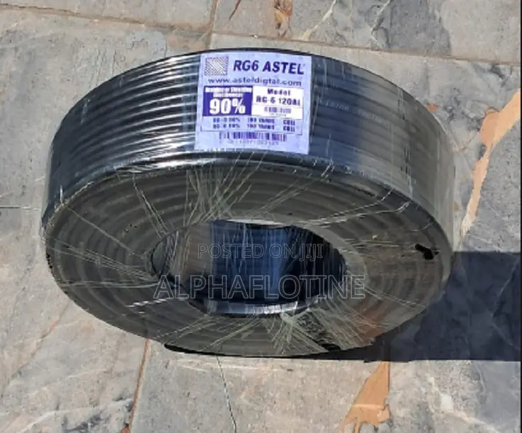 Astel Cable-Coaxial RG6 Cable 100m