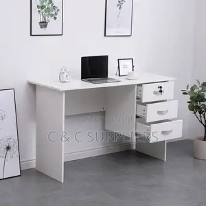 Office White Clerical Computer Desk-1.2m