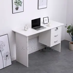 Office White Clerical Computer Desk-1.2m