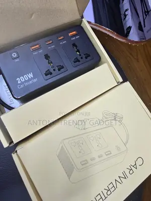 Car Power Inverter 200W With USB-C PD for Travel Camping