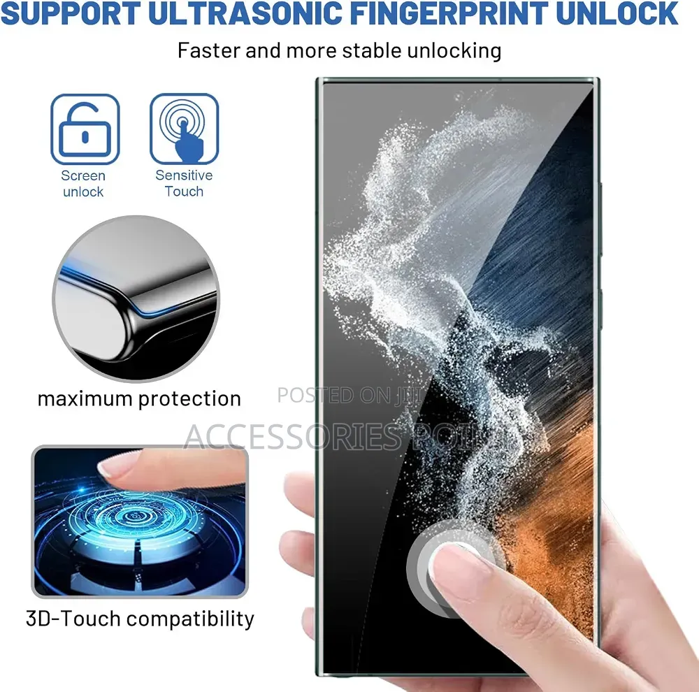 S23,S22,S21,S20,S10,S9,S8,Note20,10,8,9 Ultra,Plus,UV Screen Protector