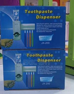 Toothbrush Holder Toothpaste Dispenser Wall Mount
