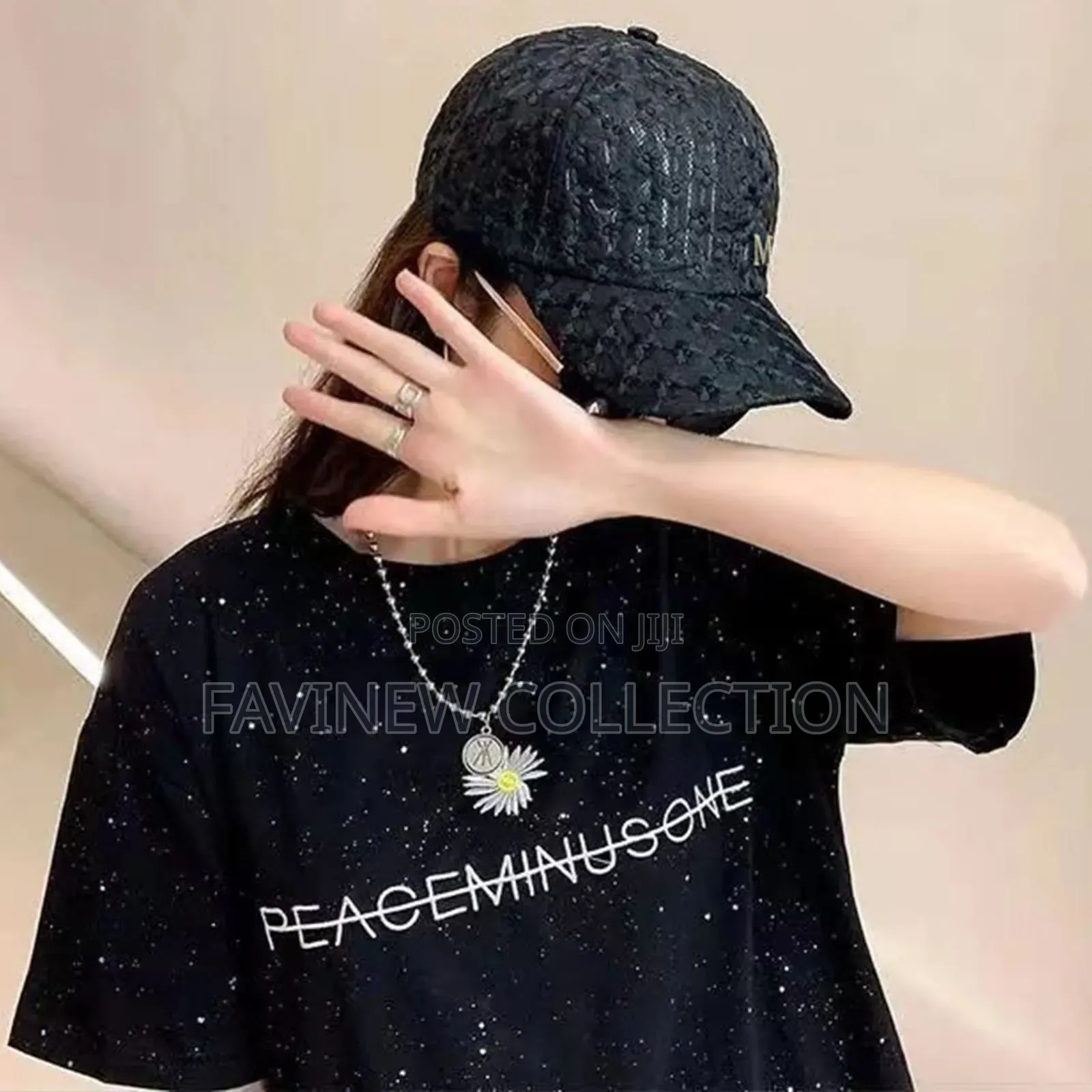 Lace Flower Thin Baseball Cap