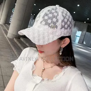 Lace Flower Thin Baseball Cap