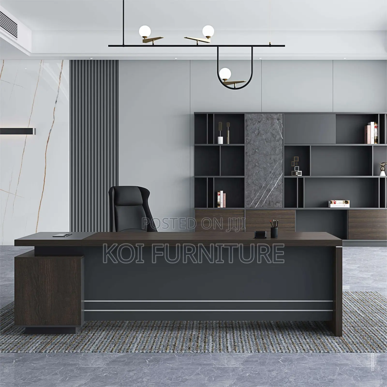 Office Desk : Harmonia Pro Executive Corner Desk -1.8m