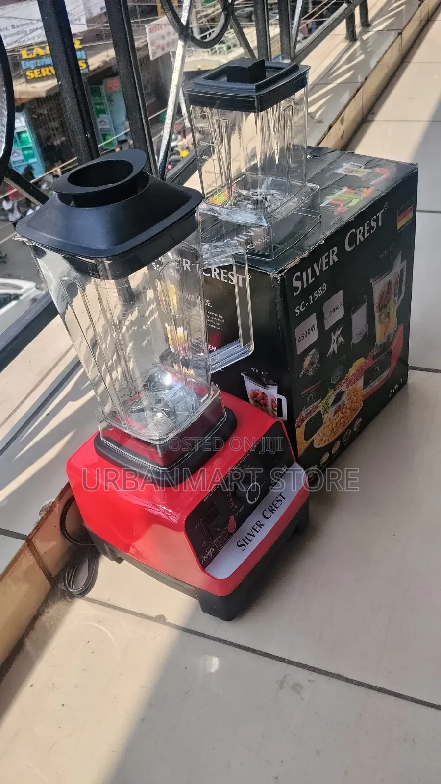 Silver Crest Powerful 2-in-1 Food Blender and Grinder