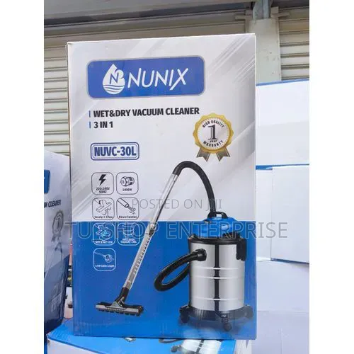 Nunix 30L Wet Dry Vacuum Cleaner – Powerful 3-in-1 Cleaning Solution