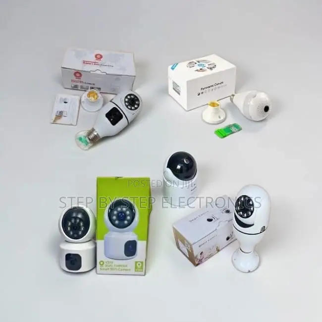 Portable Rotating Single Dual Lens Wifi Bulb Cameras-Wholesale Price