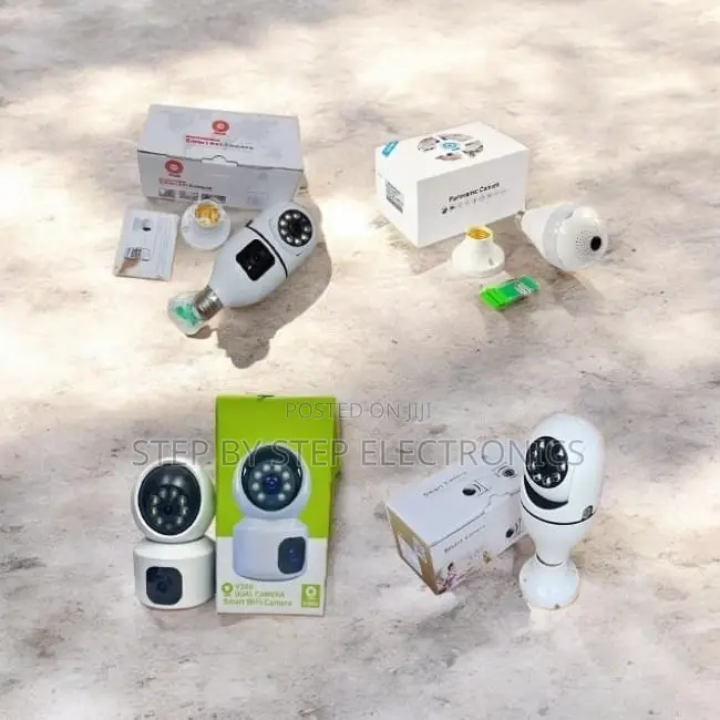 Convenient Rotating Single Dual Lens Wifi Bulb Cameras-Wholesale 