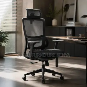 Orthopedic High Back Boss Desk Seat.