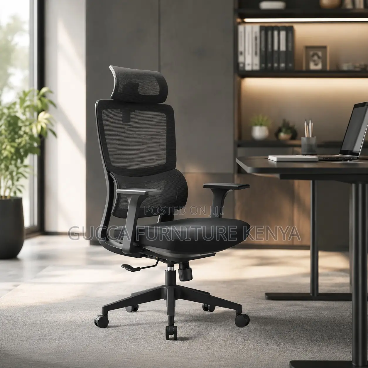 Orthopedic High Back Boss Desk Seat.