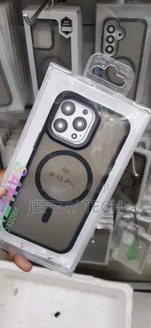 iPhone 13 Pro Frosted Translucent Back Matte MagSafe Case