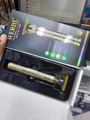 Professional USB Rechargeable T-Blade Hair Trimmer Gold