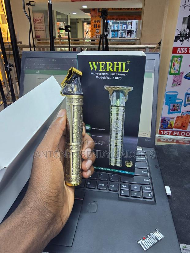 WERHL Cordless Hair Trimmer for Barbers Home Grooming - thumbnail 2