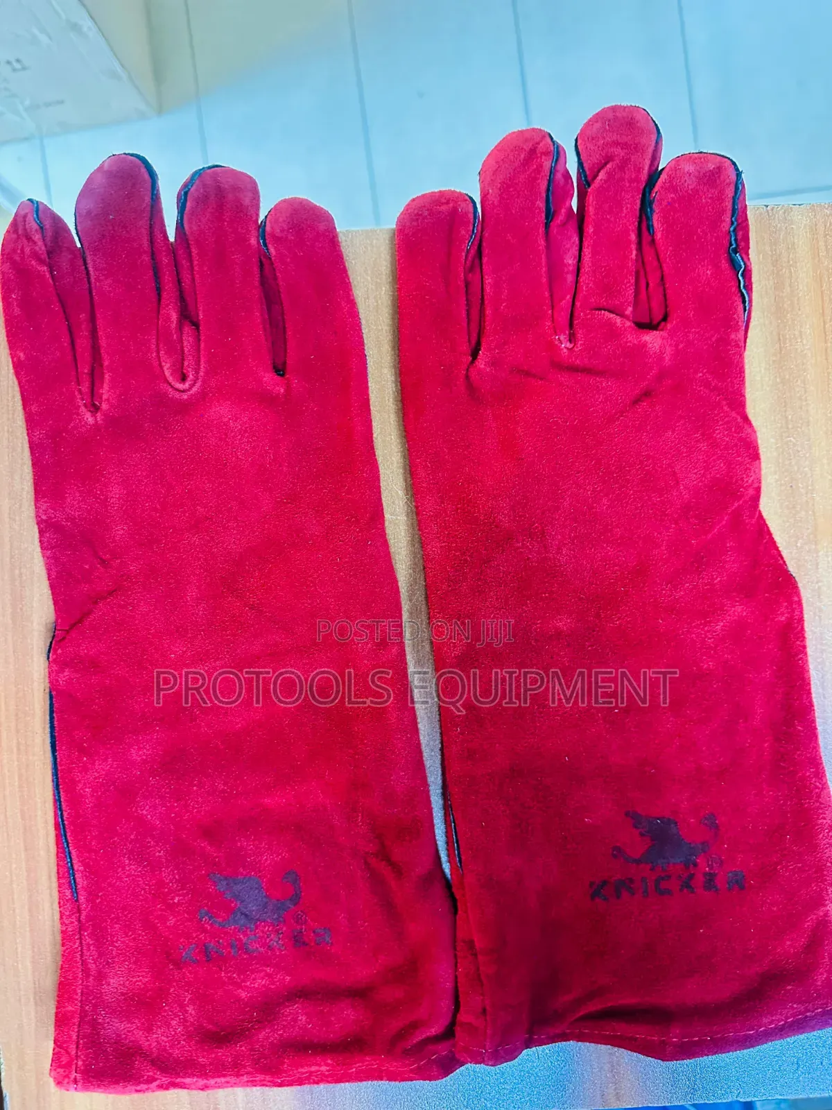 Leather Long Gloves