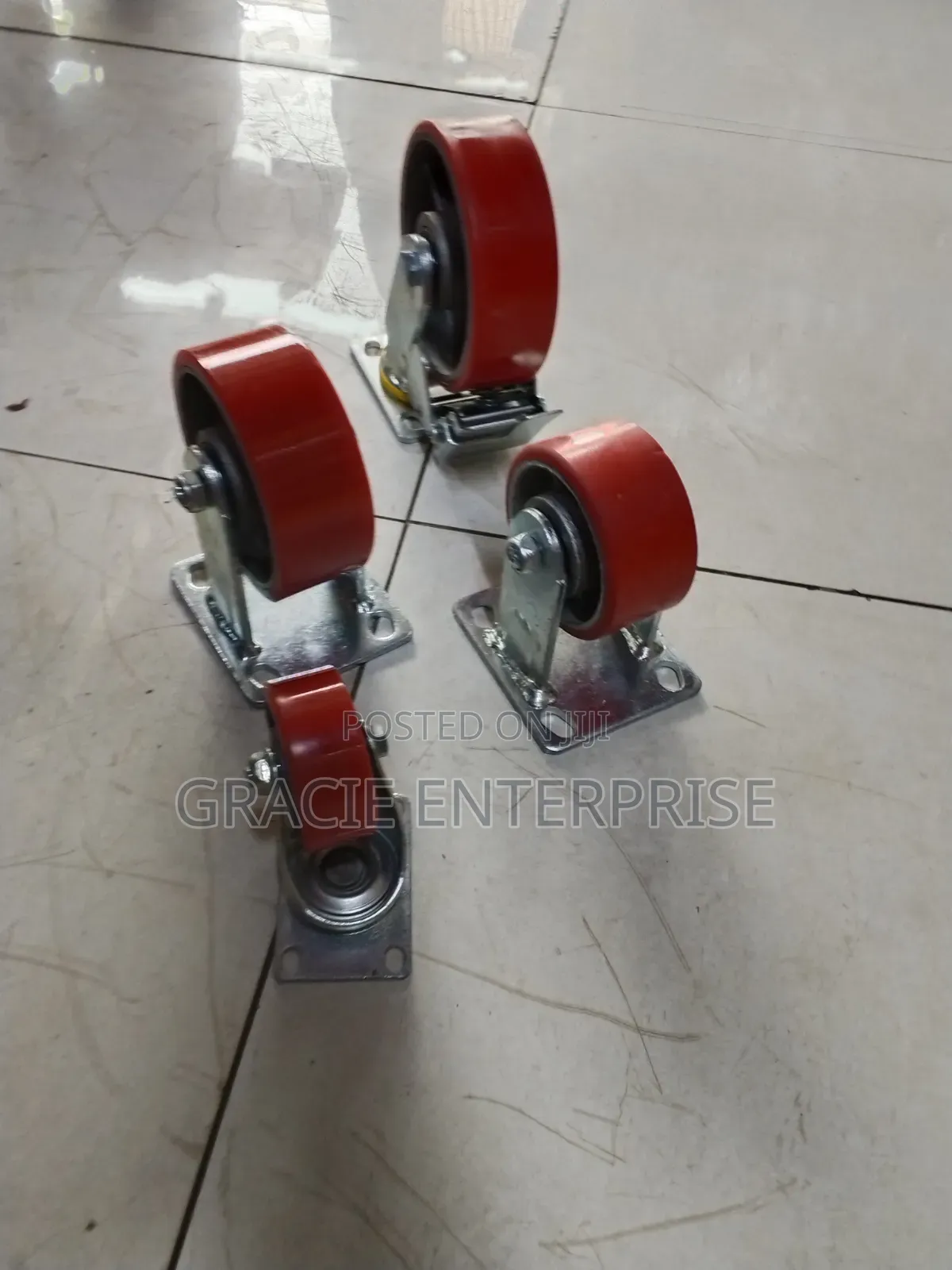 Caster Wheel With Brake 6"