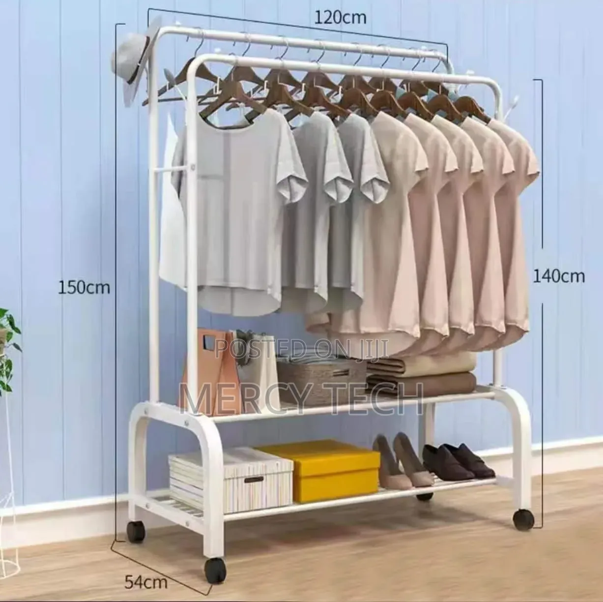 Double Pole Cloth Organizer