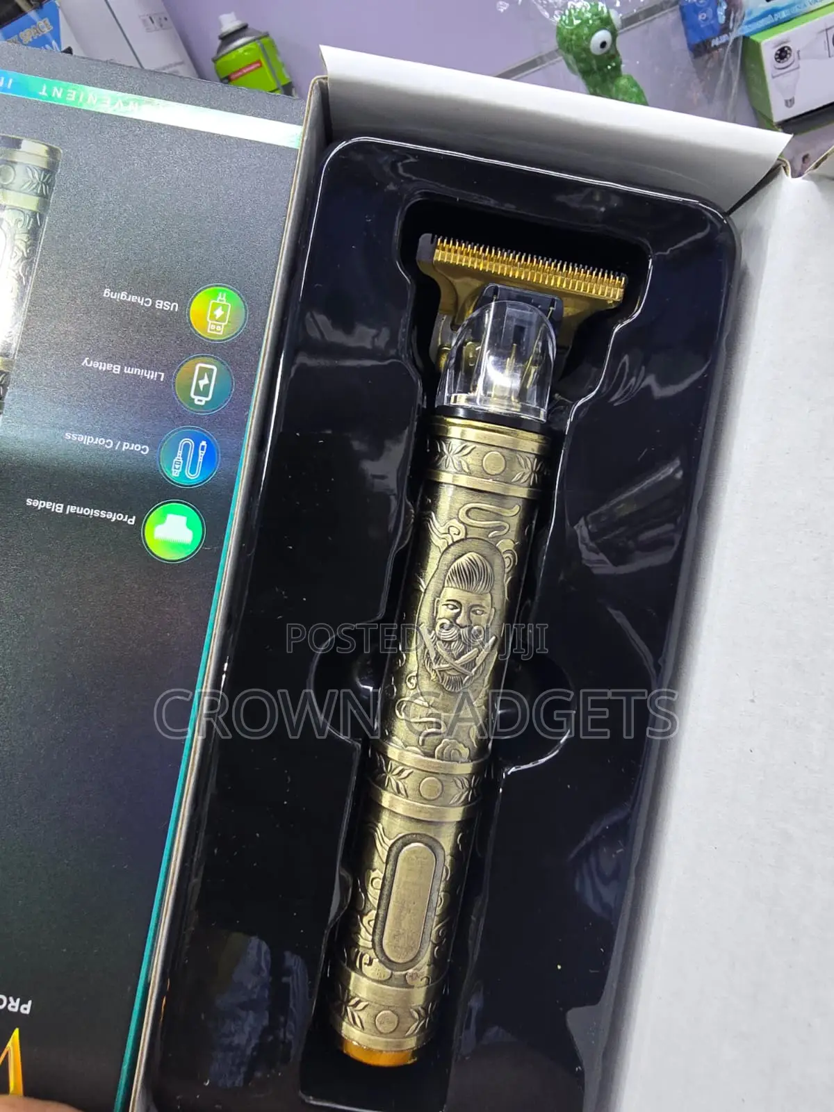 Vintage Metal Hair Trimmer for Beard Hair Body Grooming