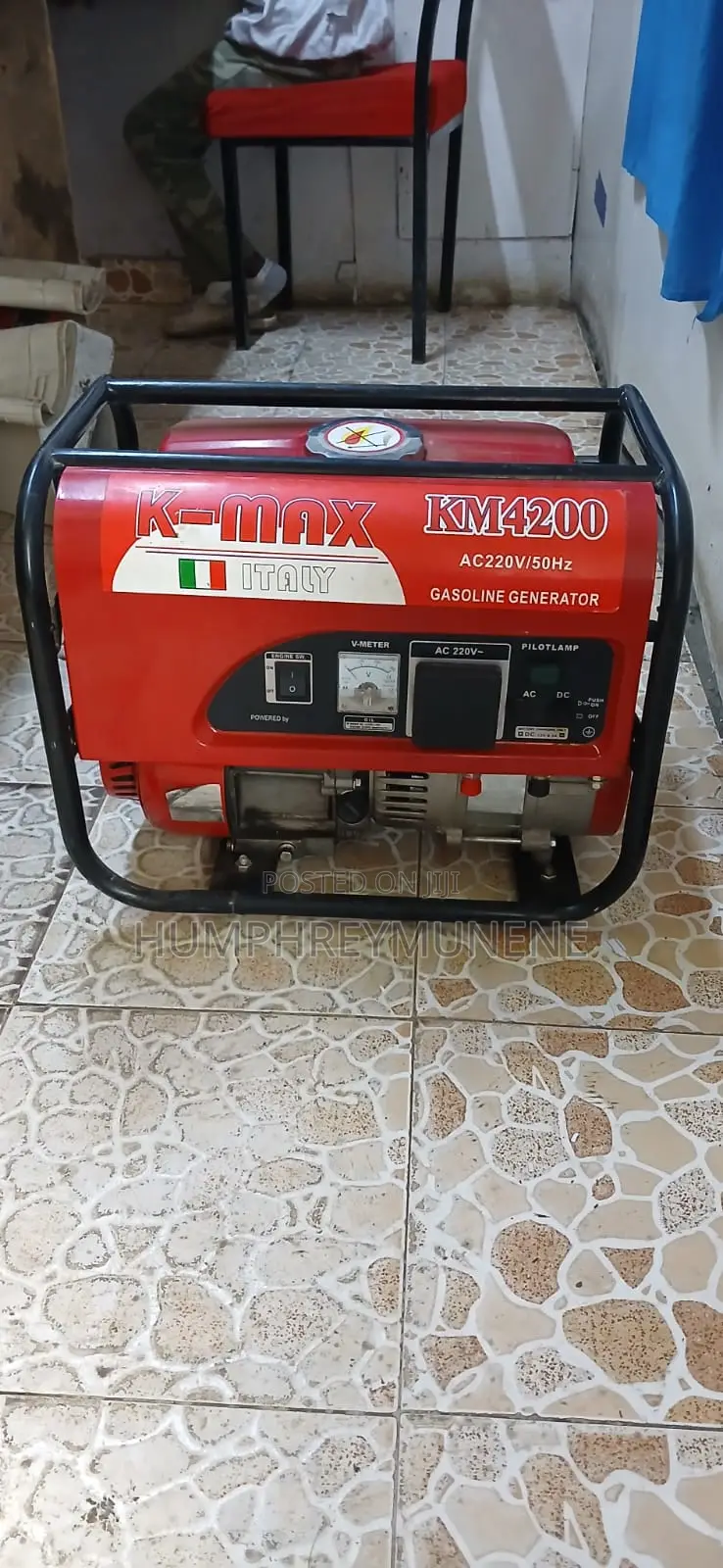Used Kmax Km4200 Petrol Generator 1.2kw