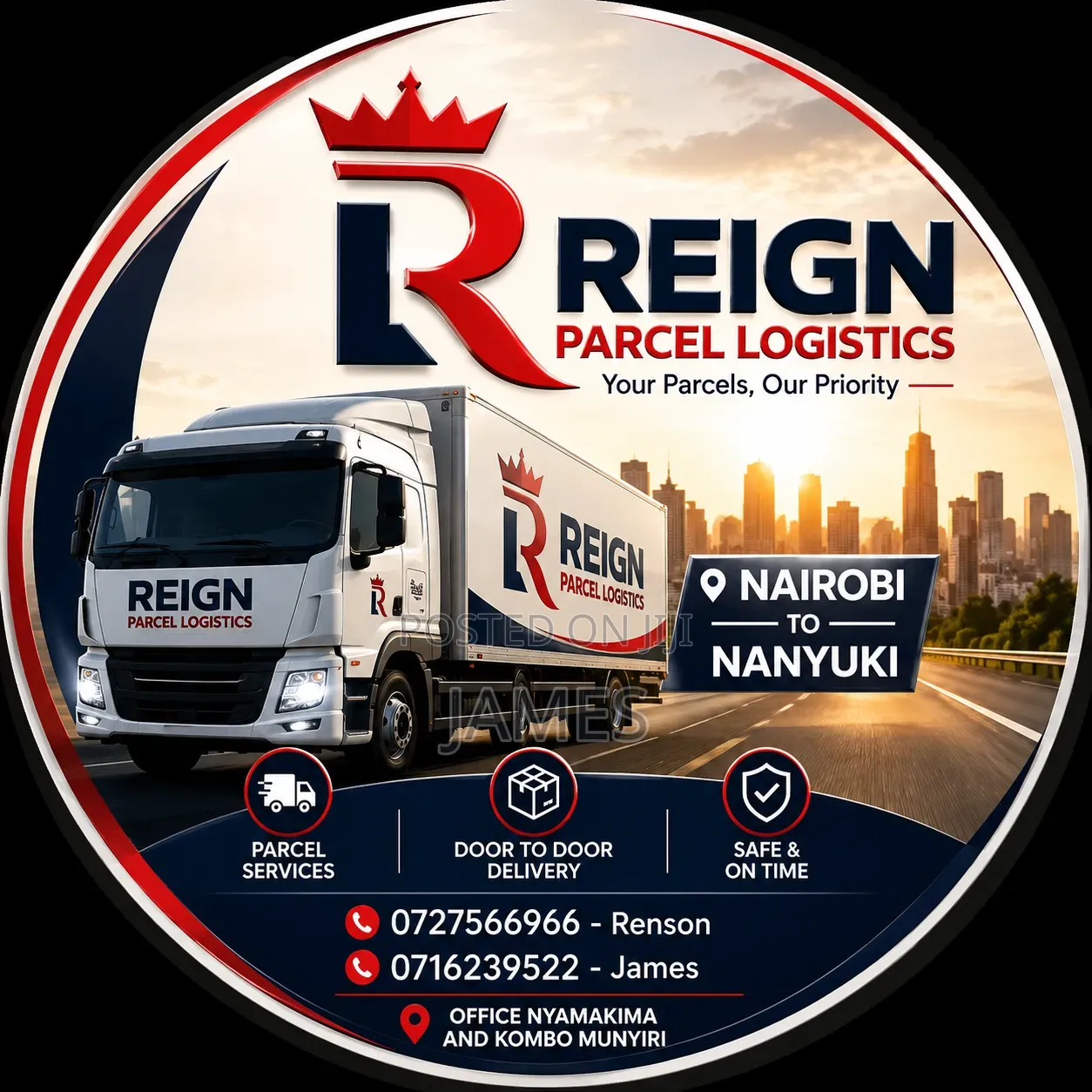 Reign Parcel Delivery