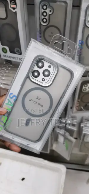 iPhone 13 Pro Gray Magnetic MagSafe-compatible Protective Phone Case