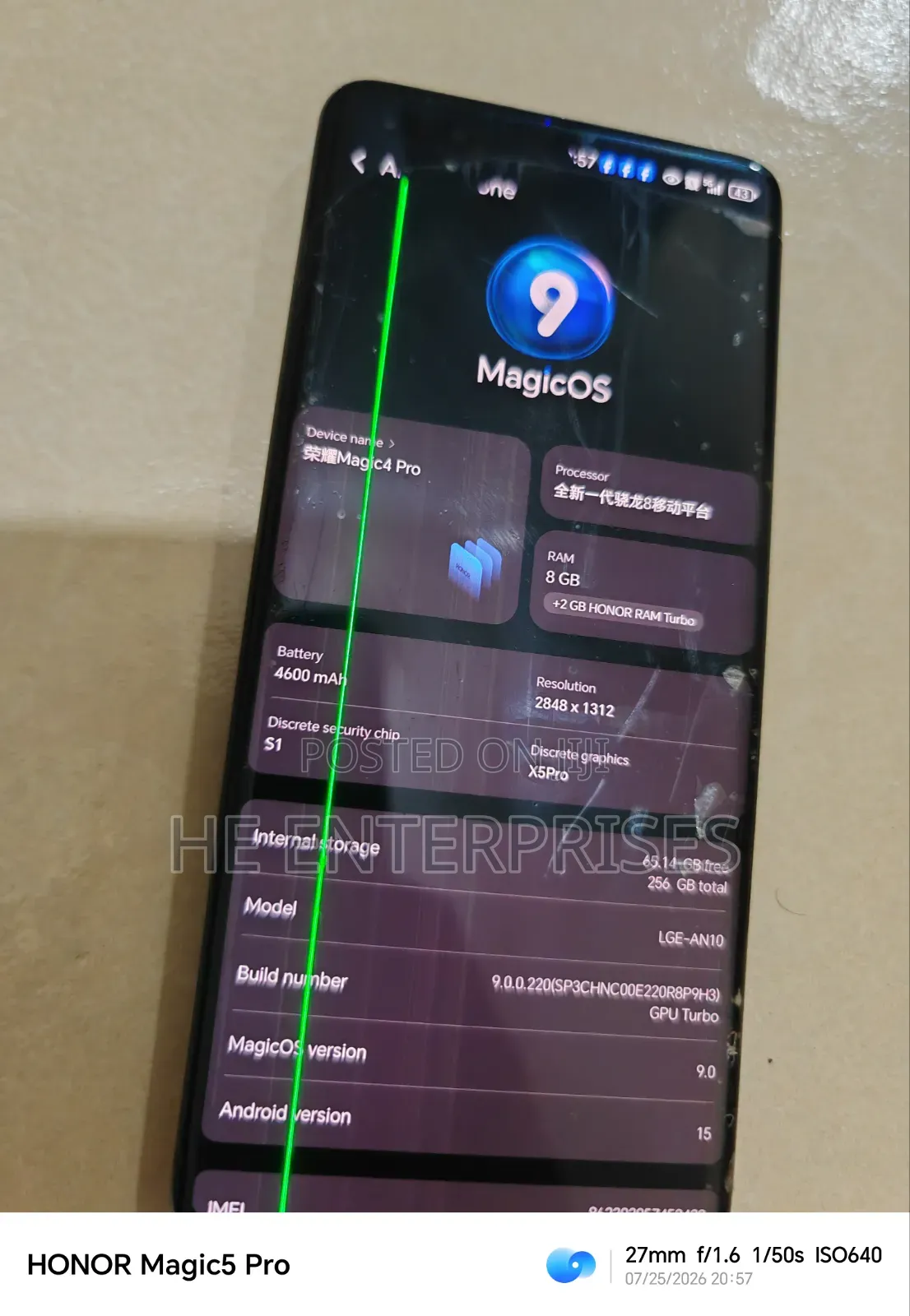 Honor Magic4 256 GB Black