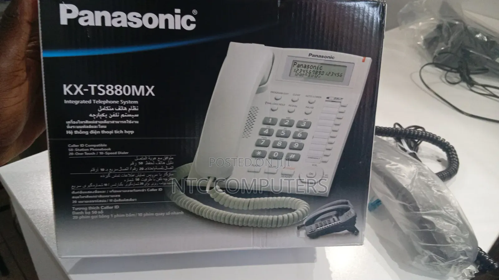 Panasonic Single Line Kx-Ts880w Corded Phone