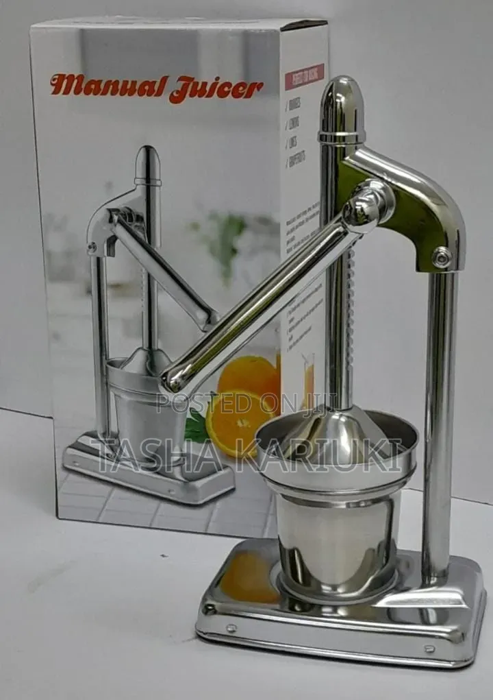 *Hand Press Manual Juicer Maker Available*Material: Stainless Steel