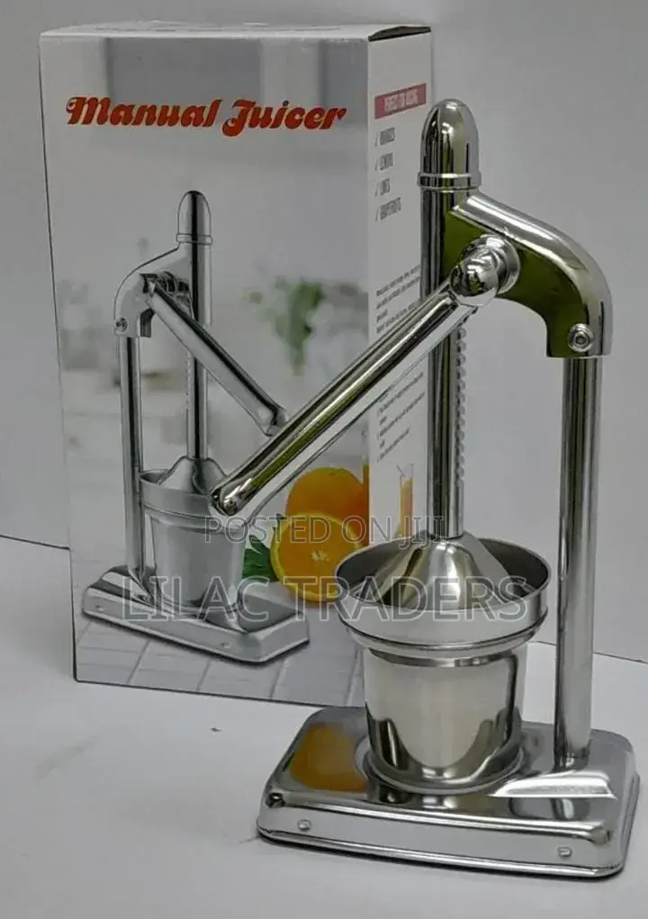 *Hand Press Manual Juicer Maker Available*Material: Stainless Steel