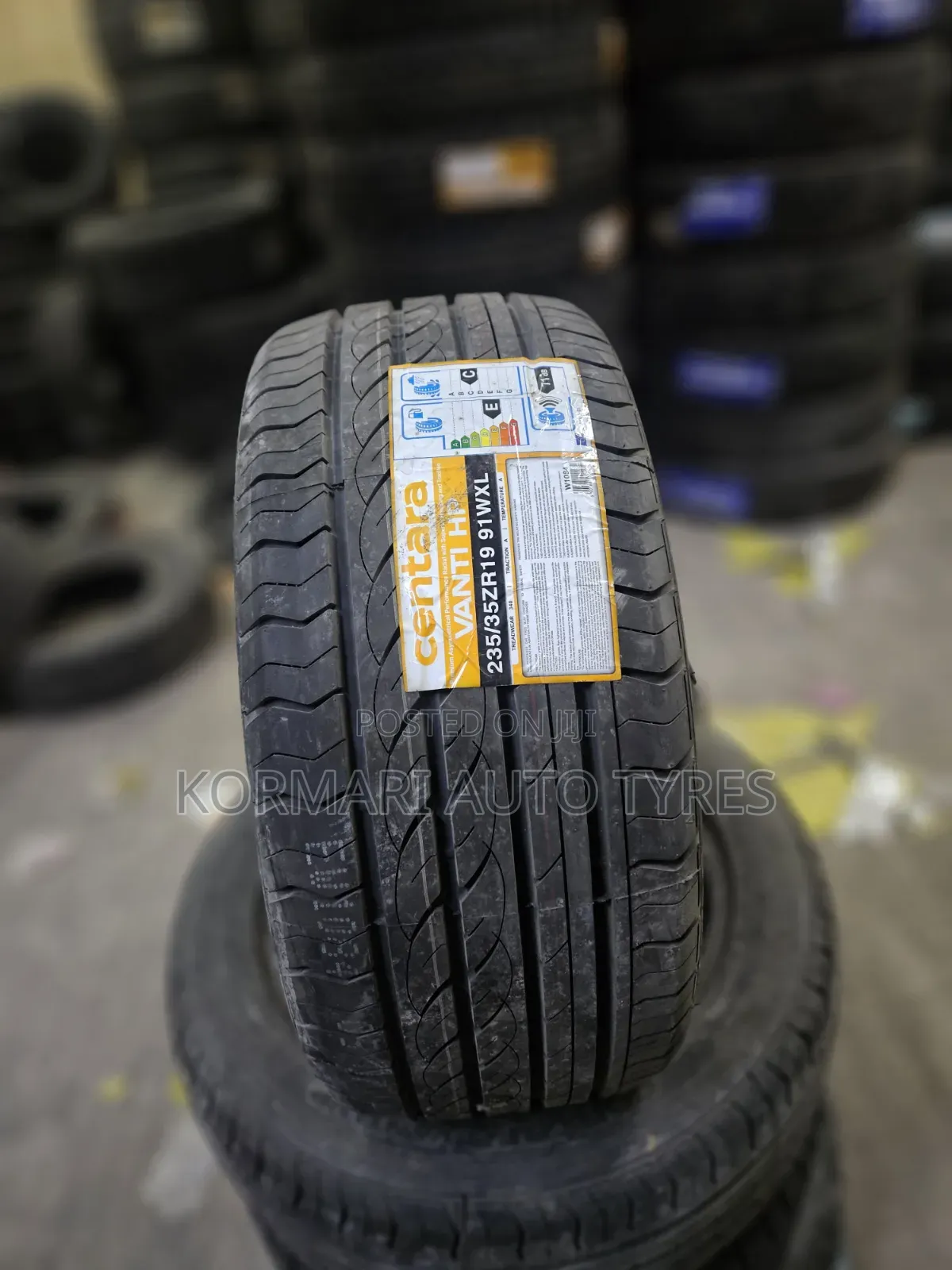 235/35r19 91wxl Centara Tire