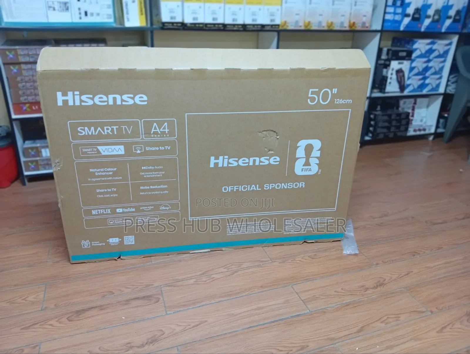 Hisense 50-Inch Smart TV | A4 Series, Dolby Audio, Netflix YouTube