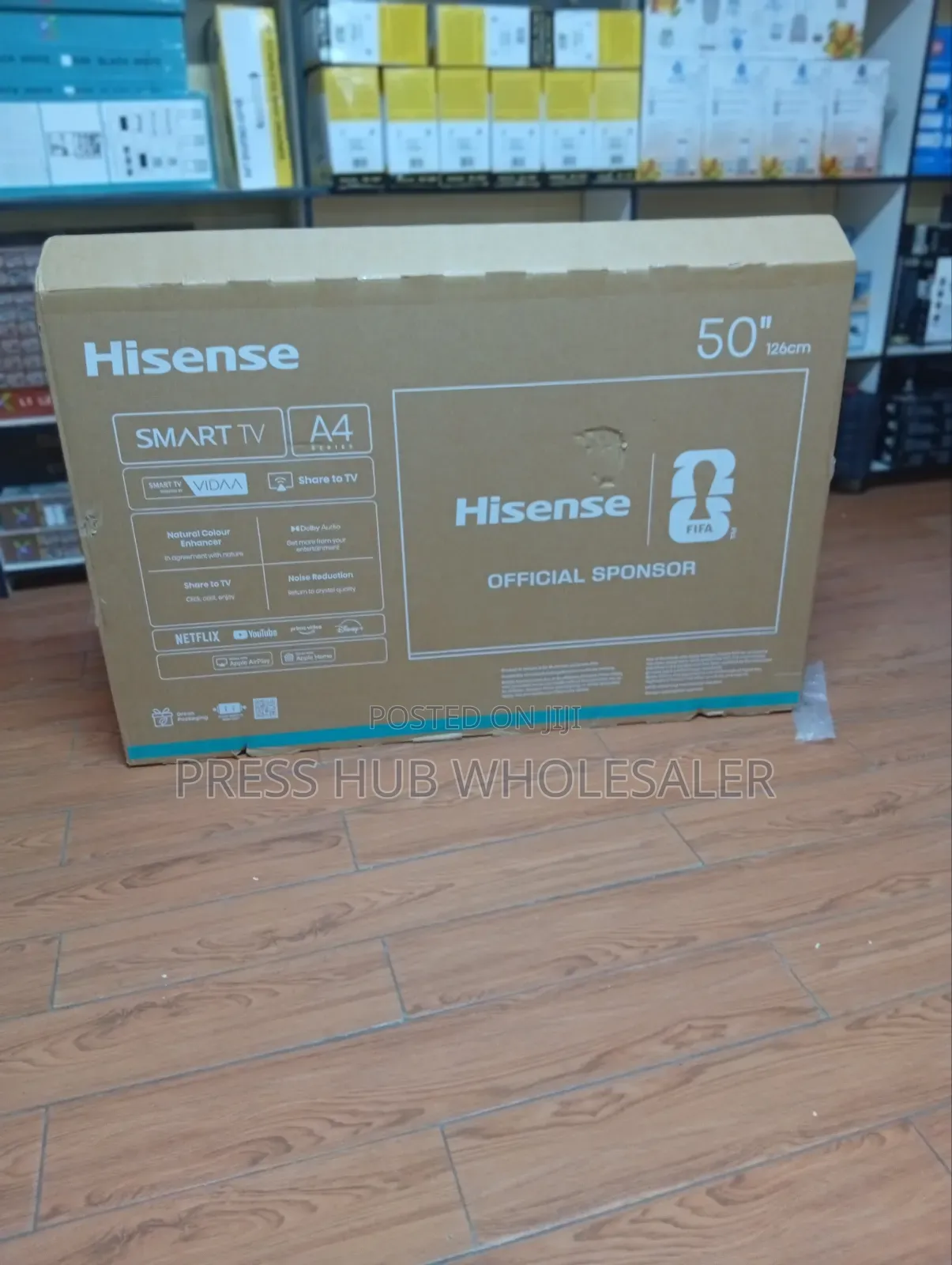 Hisense 50-Inch Smart TV | A4 Series, Dolby Audio, Netflix YouTube