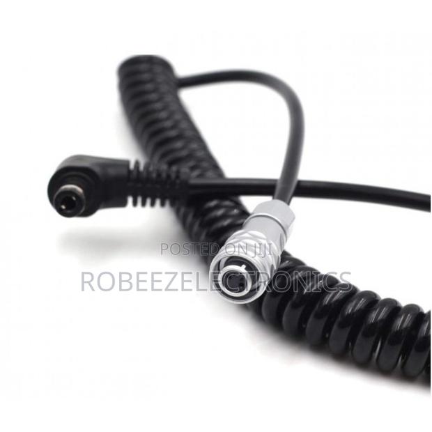 12V Power Cable to DC Jack With Right AngleJack for Blackmagic Cameras - main view