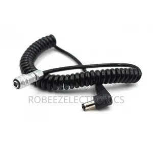 12V Power Cable to DC Jack With Right AngleJack for Blackmagic Cameras